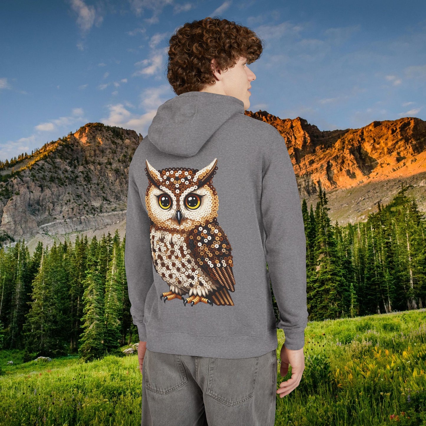 Wise Owl "Beaded Print" Hoodie