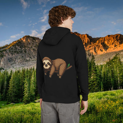 Relaxed Sloth "Beaded Print" Hoodie