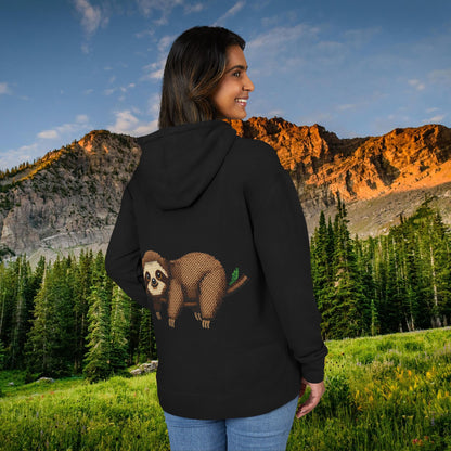 Relaxed Sloth "Beaded Print" Hoodie