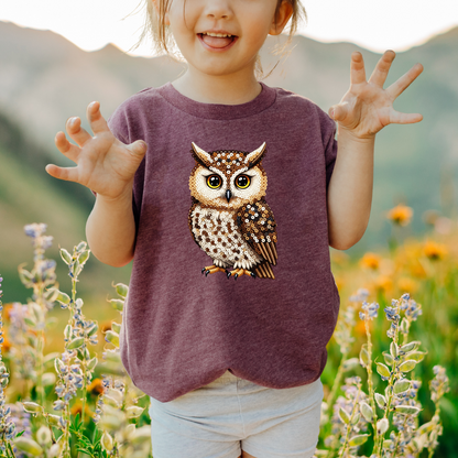 Wise Owl "Beaded Print" Toddler T-Shirt