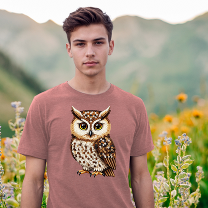 Wise Owl "Beaded Print" T-Shirt