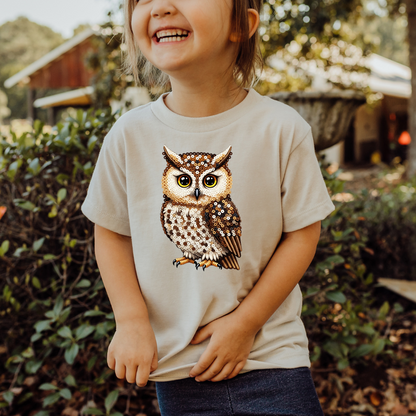 Wise Owl "Beaded Print" Toddler T-Shirt