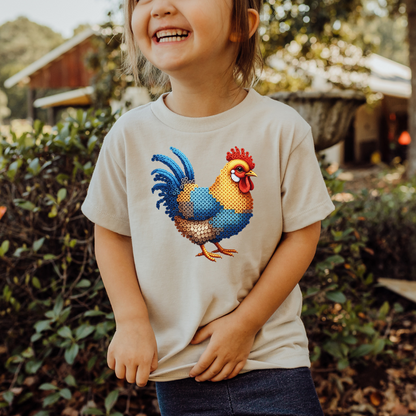 Color Chicken "Beaded Print" Toddler T-Shirt