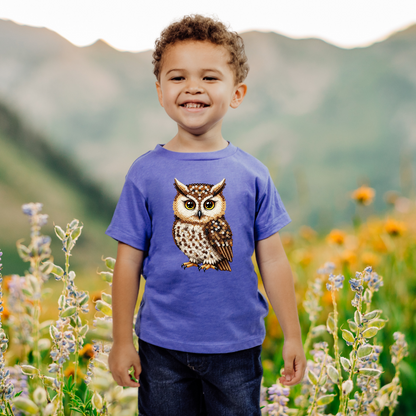 Wise Owl "Beaded Print" Toddler T-Shirt