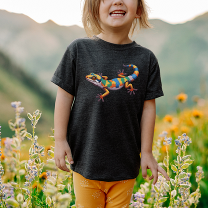Multi-Color Gecko "Beaded Print" Toddler T-Shirt