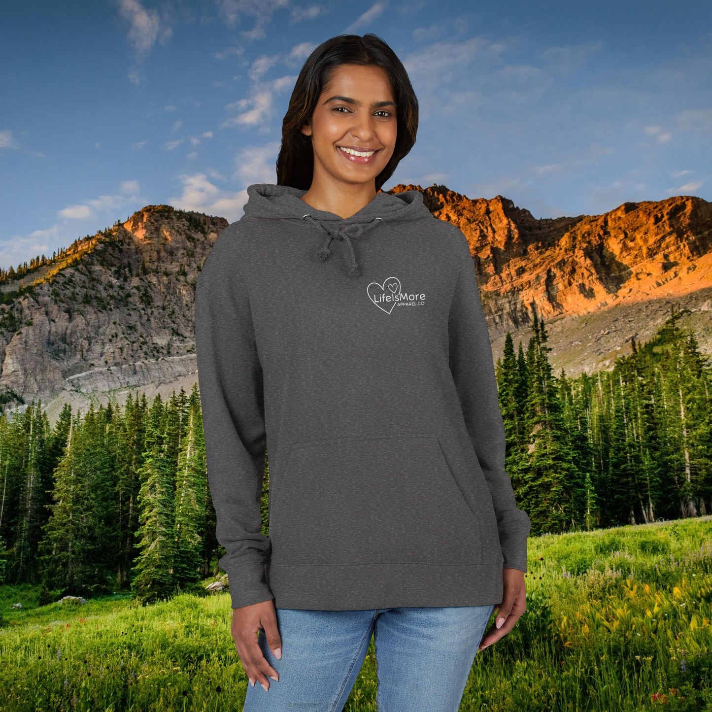 Relaxed Sloth "Beaded Print" Hoodie