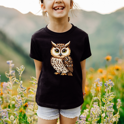 Wise Owl "Beaded Print" Youth T-Shirt
