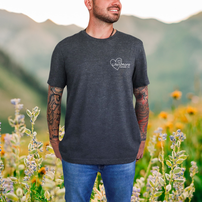 "Finding strength in My Own Faith" White Print T-Shirt